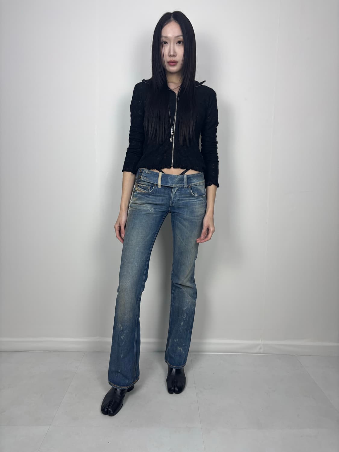 DIESEL BELTED WAIST BOOTCUT DENIM 상품이미지2
