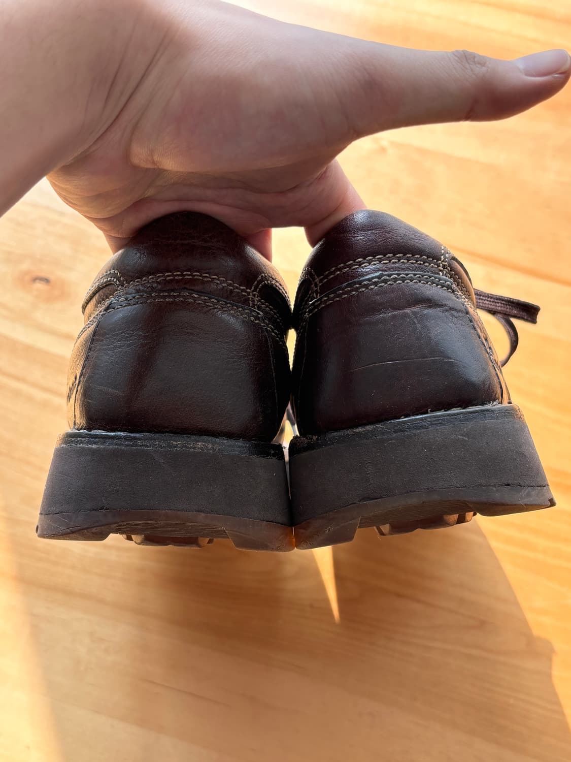 빈티지 닥터마틴 브라운 레더 더비슈즈 UK9/280 상품이미지6