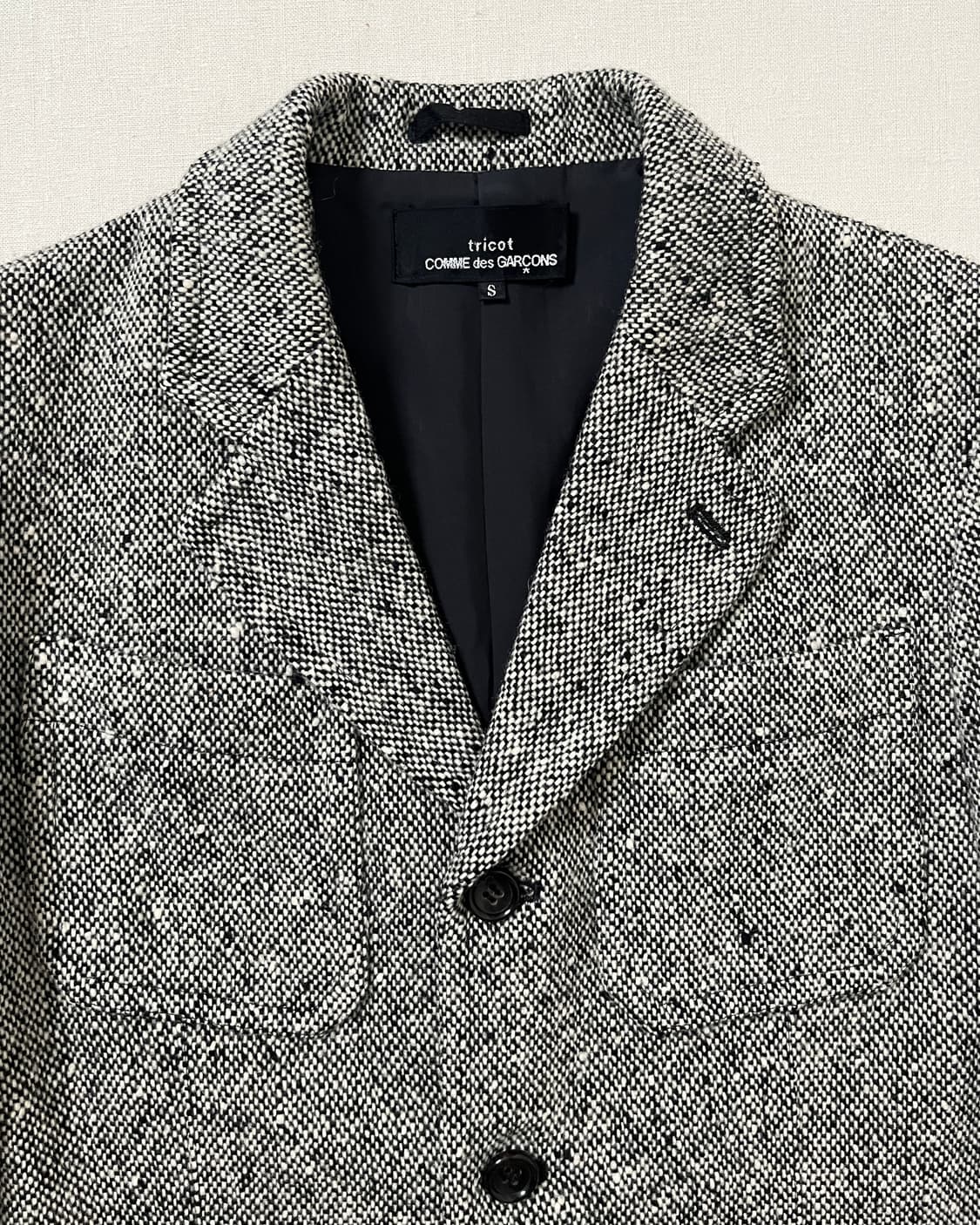 꼼데가르송 트위드 블레이져 comme des garcons 테일러드자켓 상품이미지6