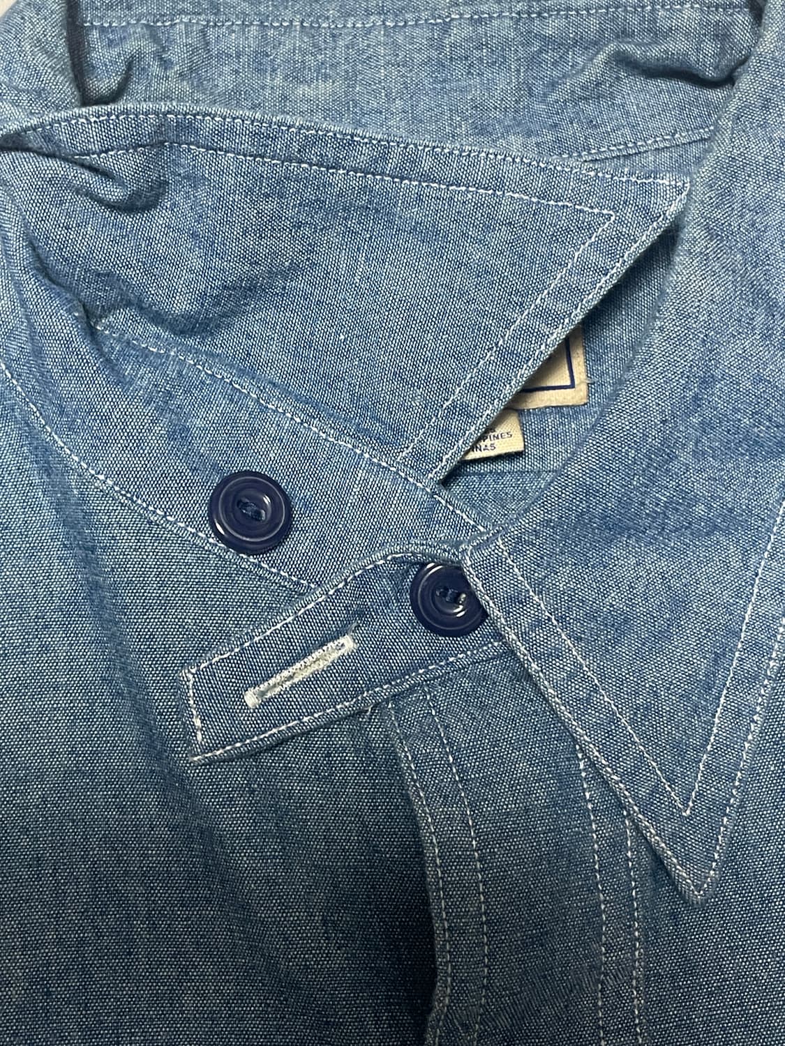 폴로 랄프로렌 샴브레이 워크셔츠 L사이즈 판매합니다 상품이미지3