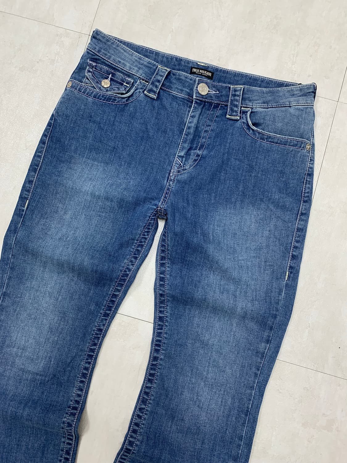 트루릴리전 와이드 부츠컷 데님 팬츠 #656 상품이미지2