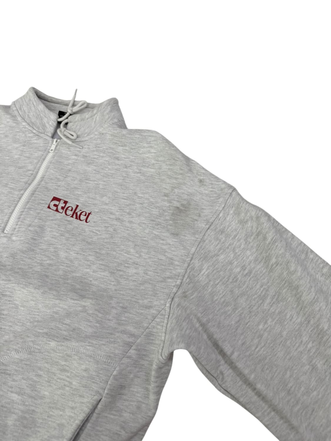 테켓 멜란지 코튼 반집업 상품이미지6