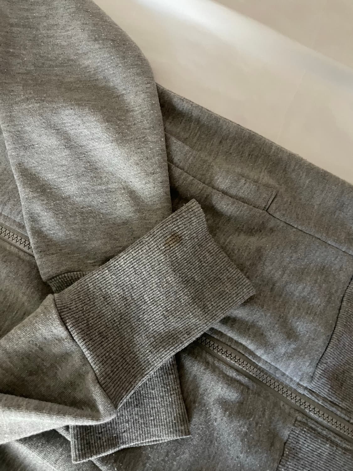 빈티지 y2k 갸루 퍼 딱붙 투웨이 후드집업 상품이미지4