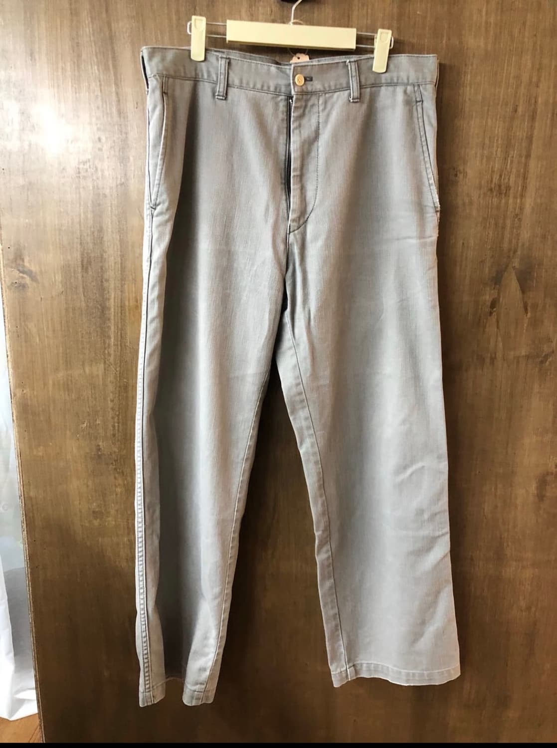 꼼데가르송 옴므 그레이 데님 팬츠 L사이즈 상품이미지1