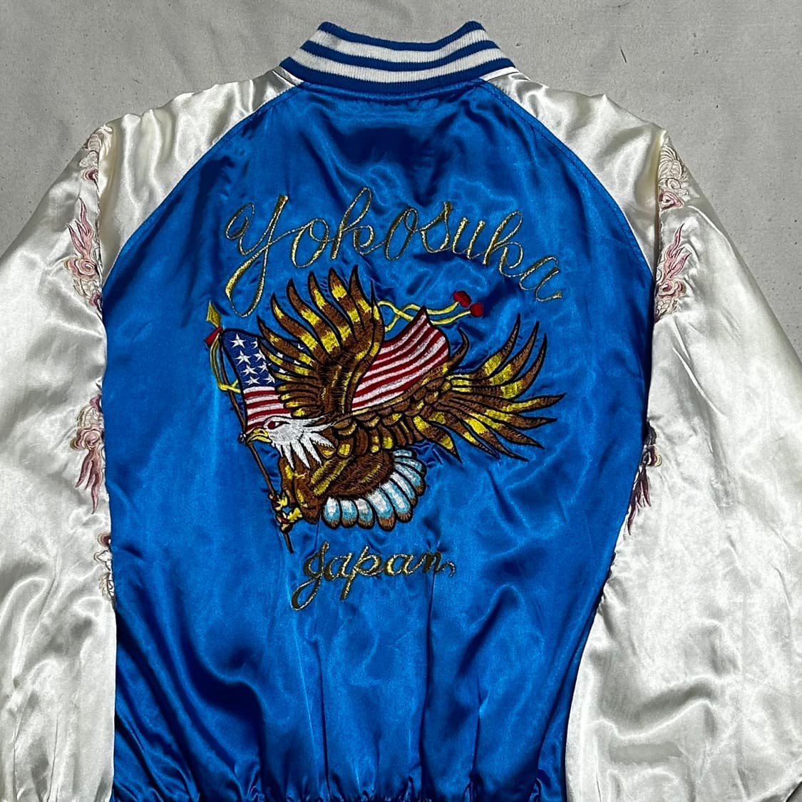 JPN 자수 블루 요코스카 스카쟌 상품이미지1