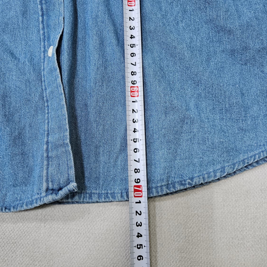 F 임블리 카라 데님 셔츠 0316Y 상품이미지6