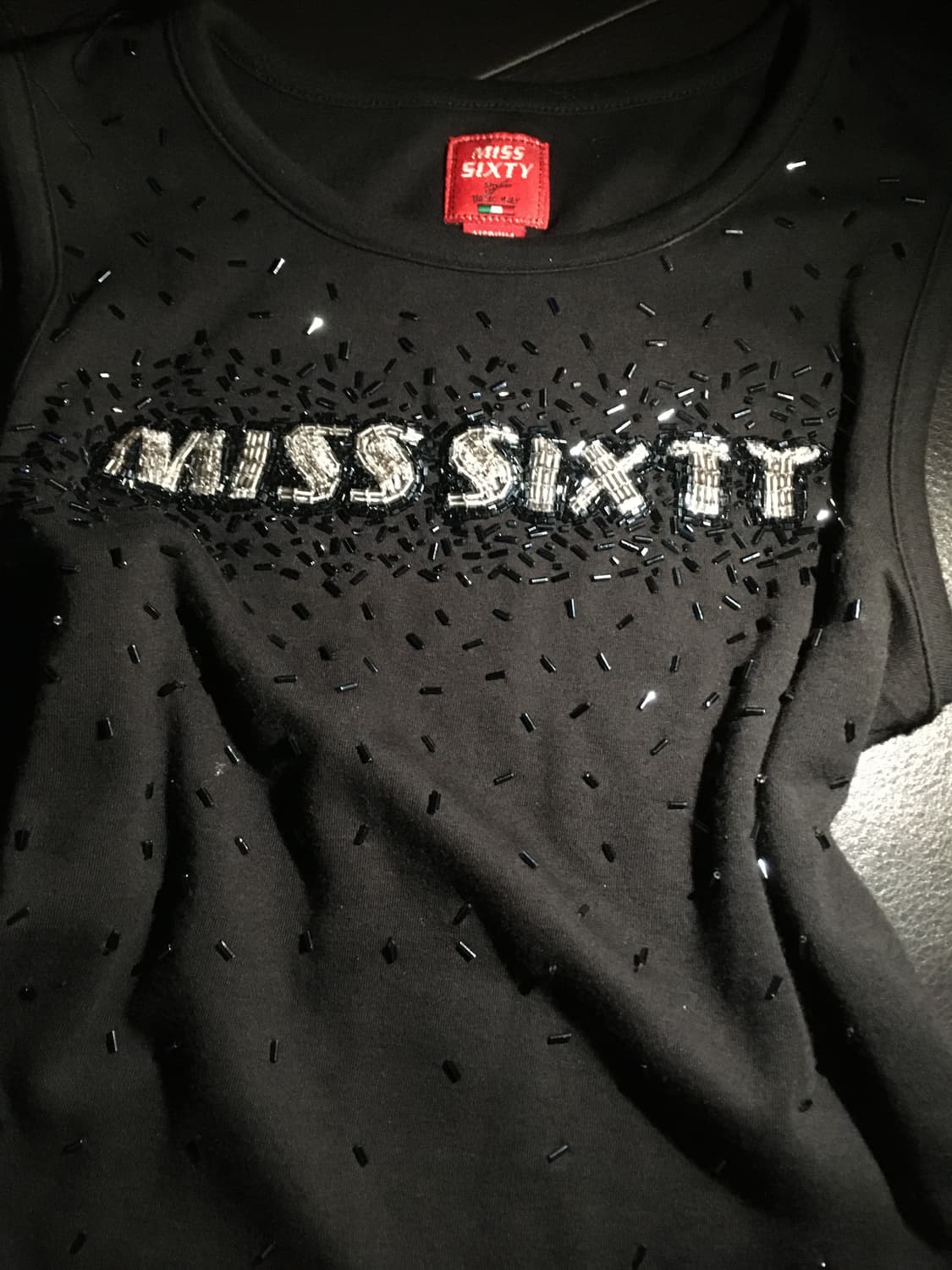 미스식스티 블랙 슬리브리스 상품이미지4