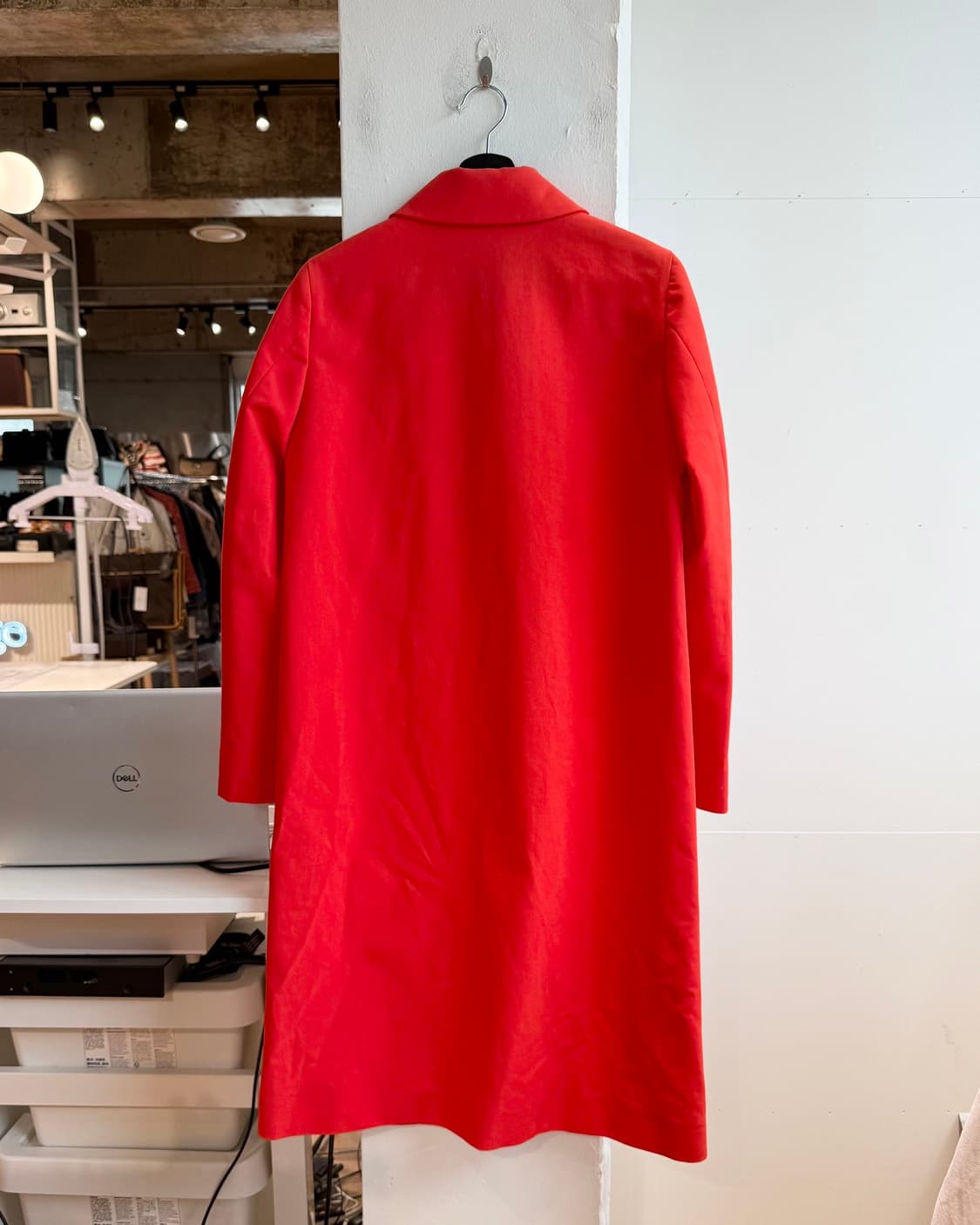 질샌더 오렌지 코튼 싱글 코트  상품이미지7