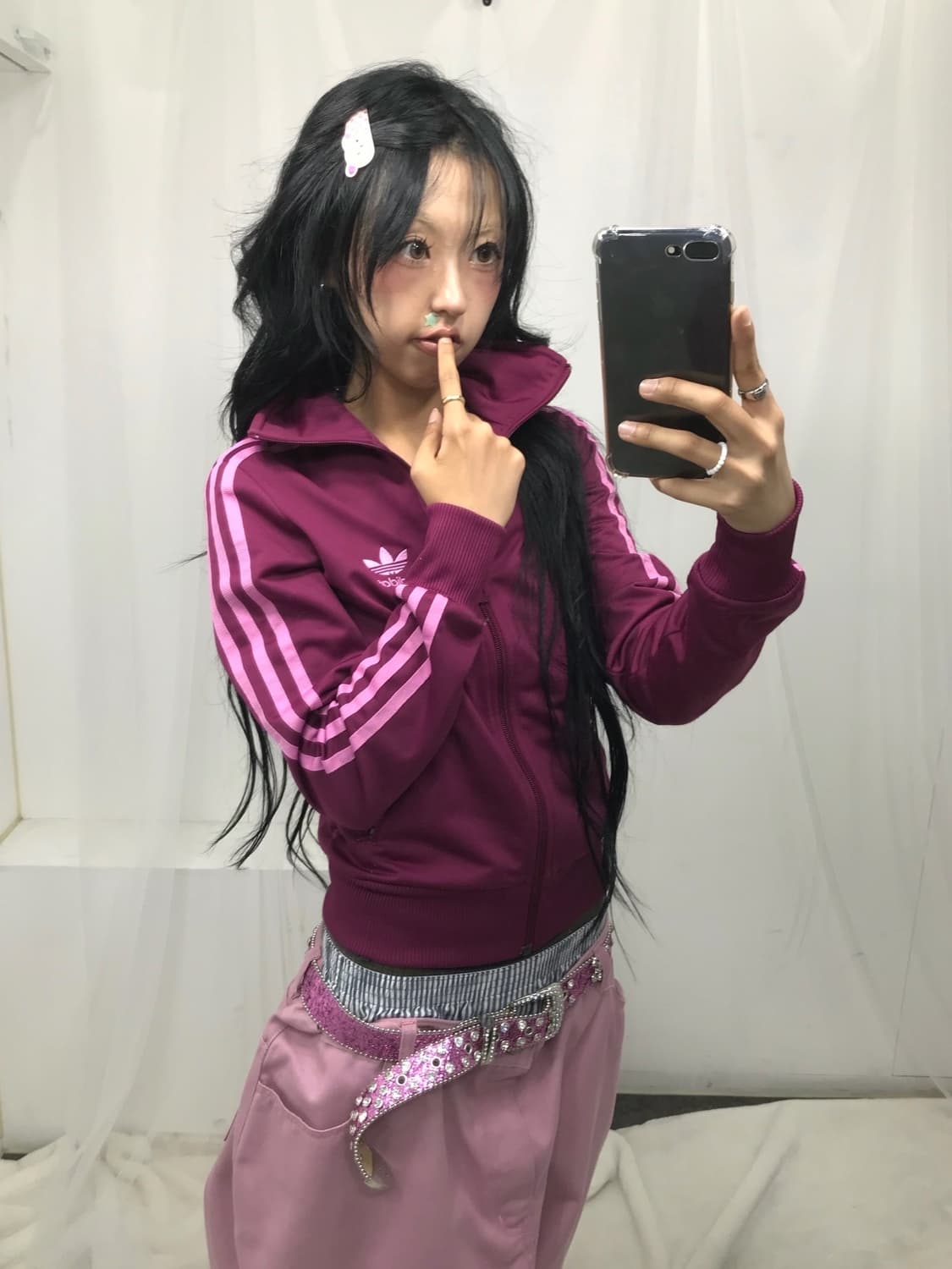 < Adidas Pink Track Jersey > 상품이미지5