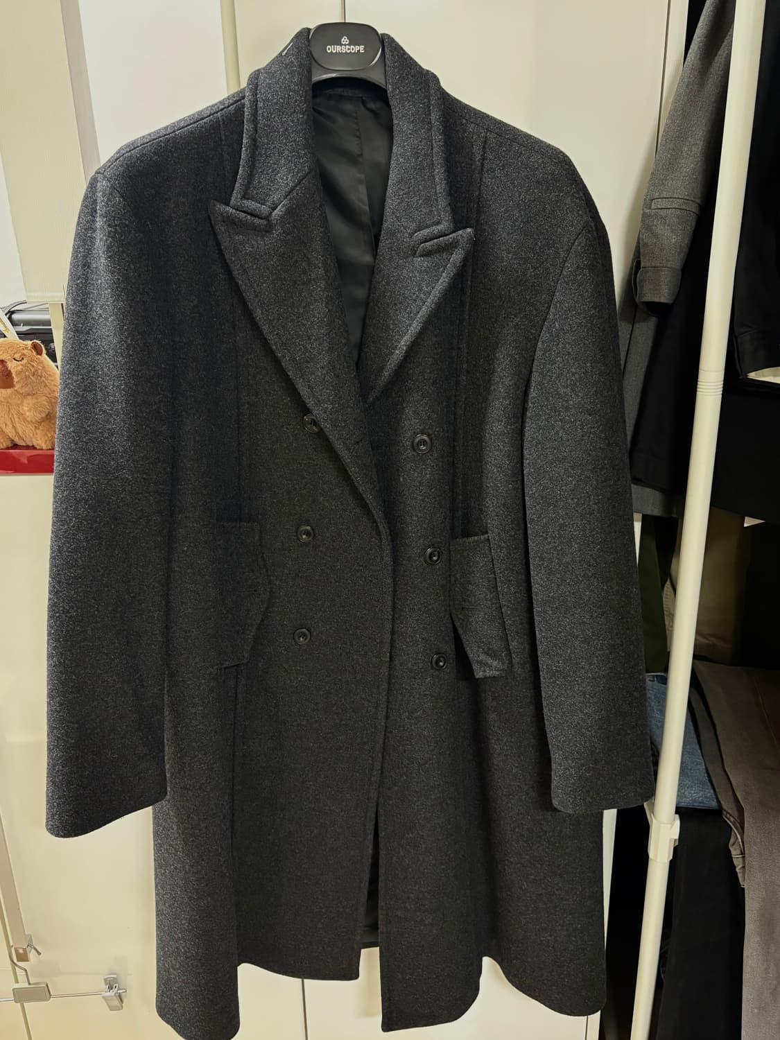 아워스코프 울 더블브레스티드 코트 상품이미지1