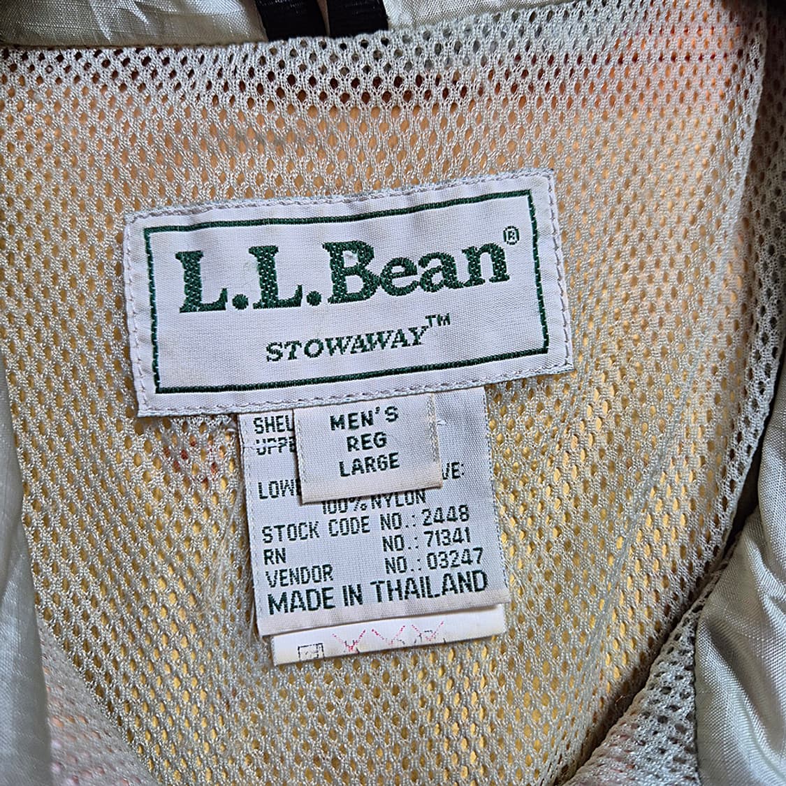90's L.L Bean 엘엘빈 STOWAWAY GORE-TEX 상품이미지6