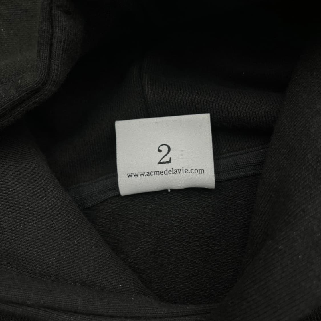 아크메드라비 프린팅로고 블랙 후드 2 상품이미지7