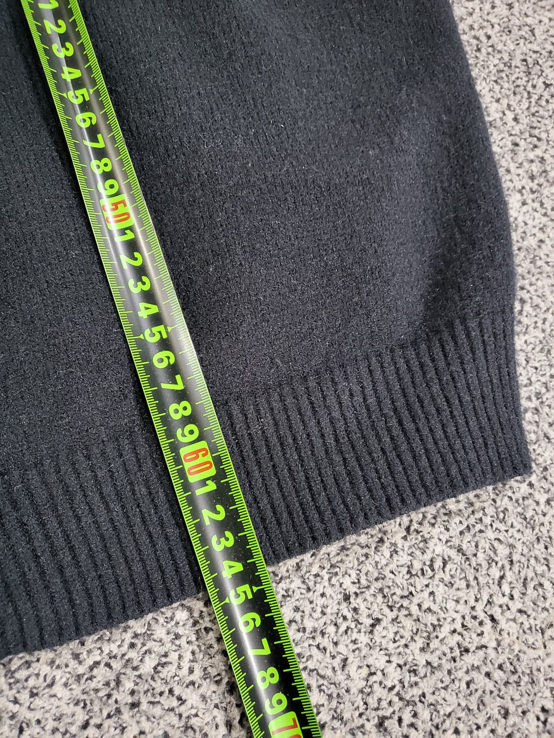 블랙 니트 집업 자켓 상품이미지6