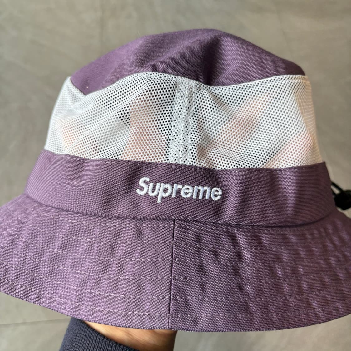 슈프림 정품 퍼플 버킷햇 모자 상품이미지5