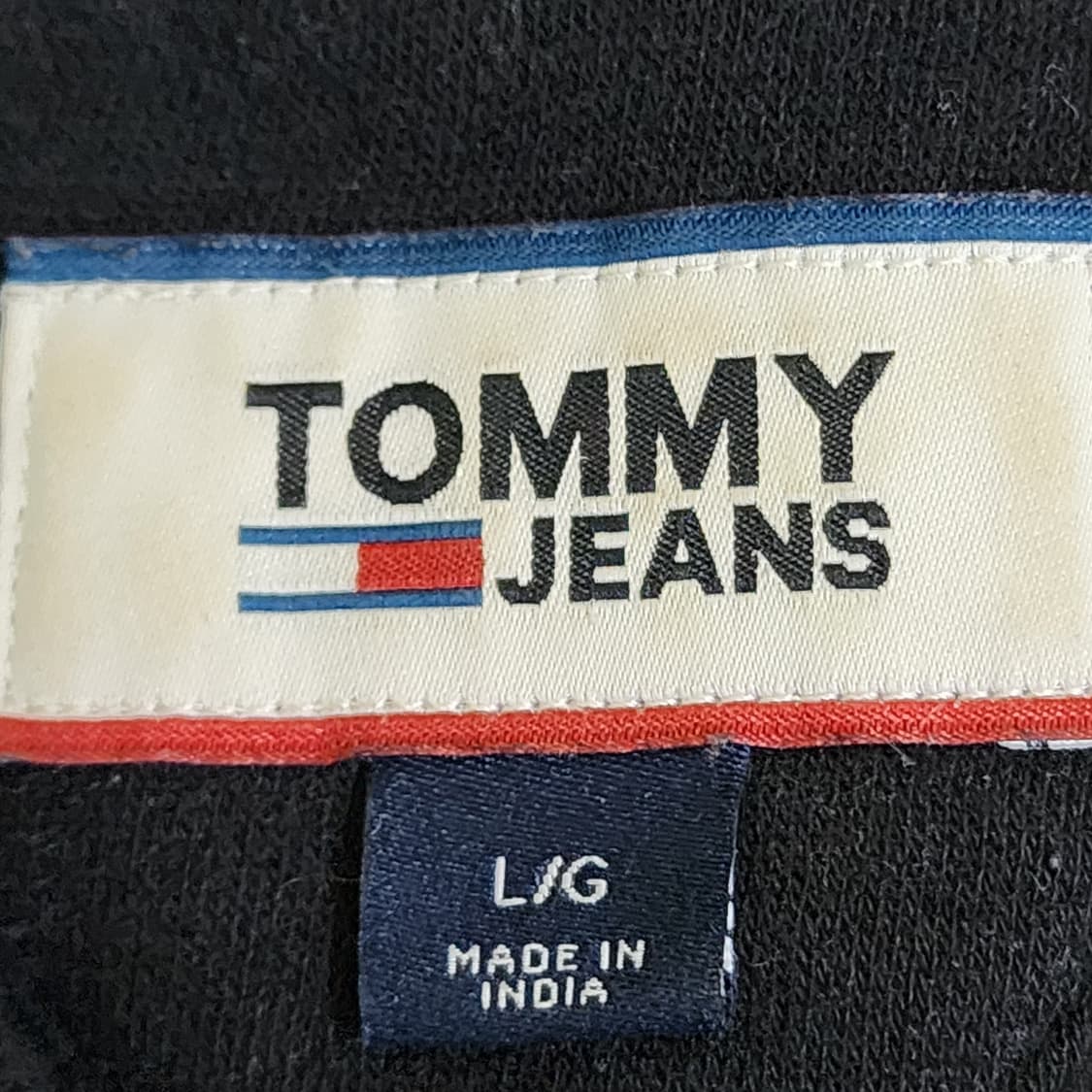 [L] TOMMY JEANS 로고 후드티 (네이비) 상품이미지4