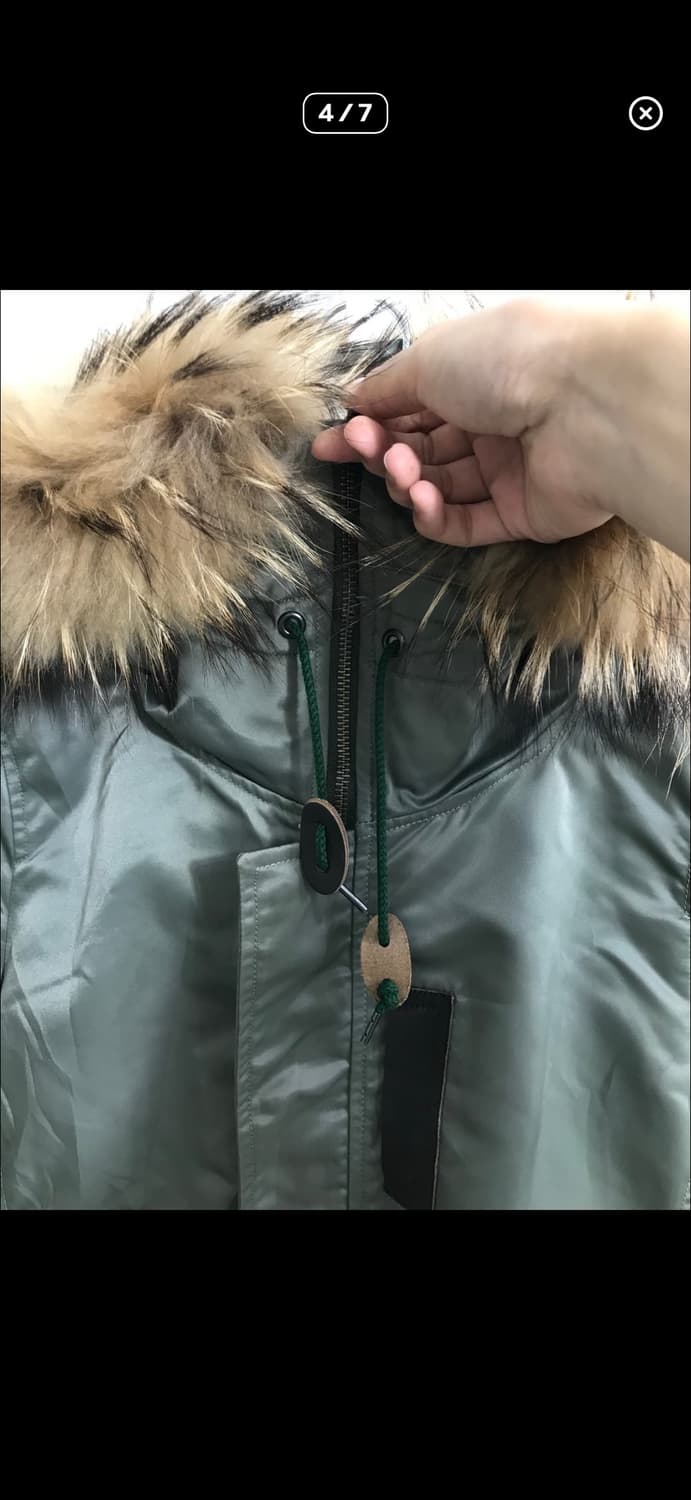 STUDIOUS 재팬 크롭 하이넥 퍼 MA-1 자켓 상품이미지4