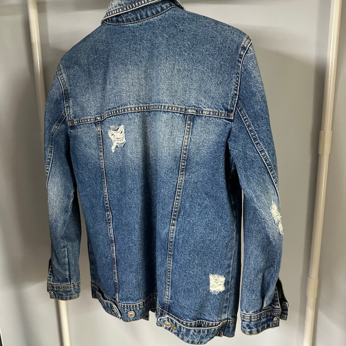 스트라디바리우스 디스트로이드 데님 자켓 상품이미지4