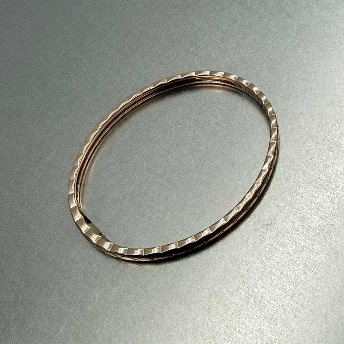 샤넬 코코크러쉬 브레이슬릿 퀼팅 팔찌 베이지 골드 J12324 상품이미지3