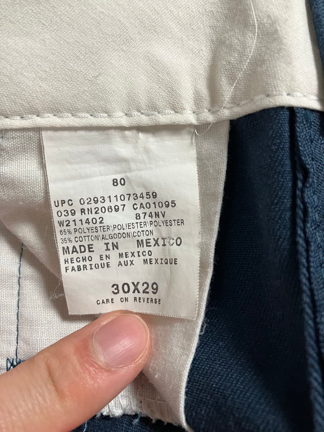 빈티지 디키즈 874 워크팬츠 made in mexico 30x29 상품이미지6