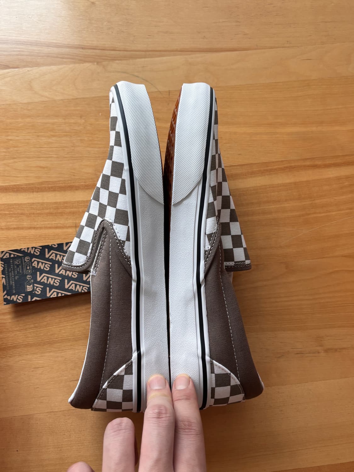 반스 클래식 슬립온 체커보드 월넛 상품이미지3