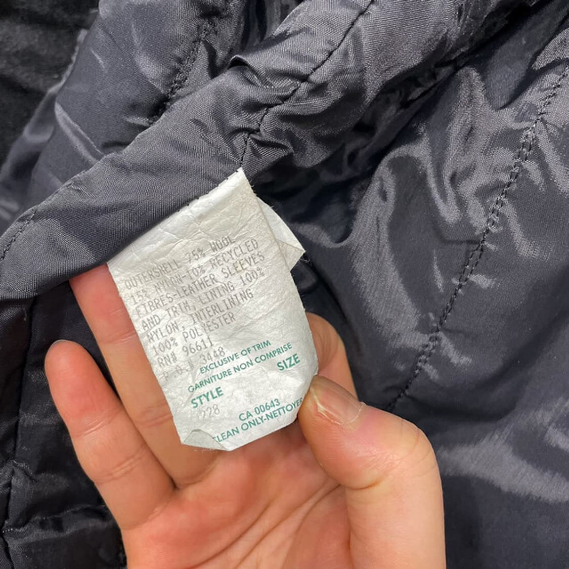 캐나다 레더 울 바시티 자켓 (M) 상품이미지8