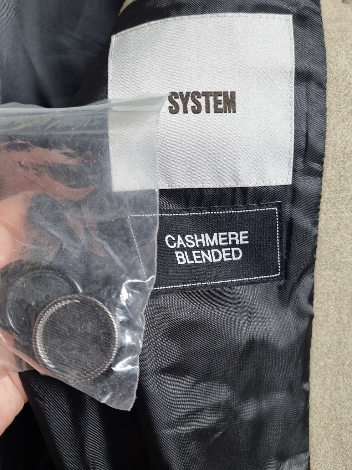 정품) 시스템 옴므 롱코트  상품이미지6