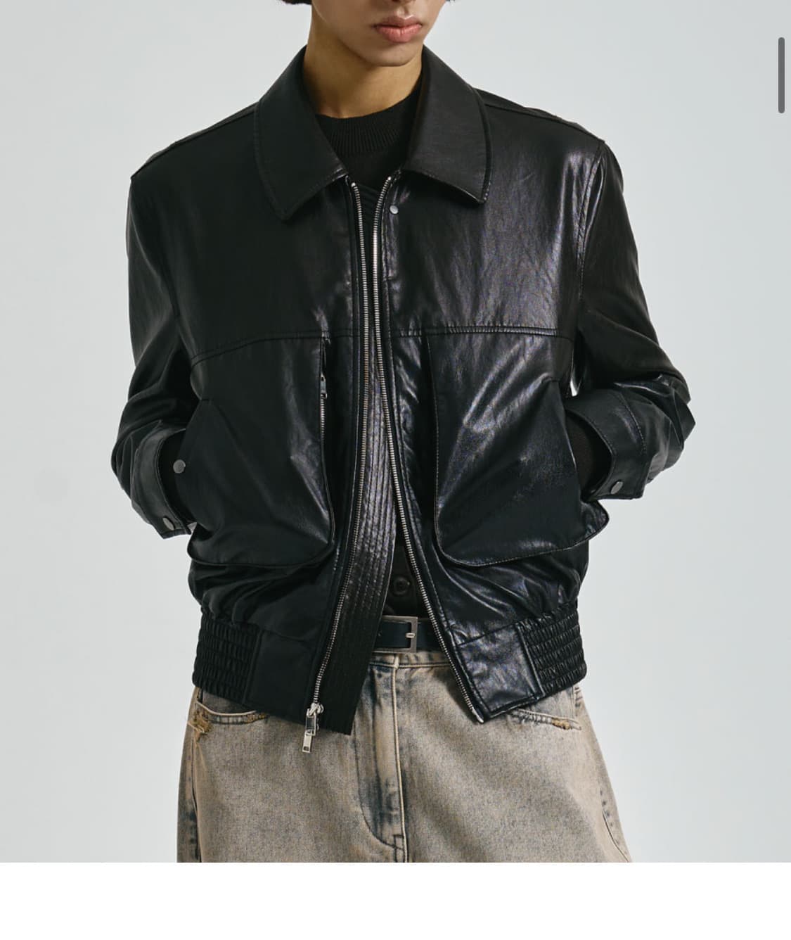 노이어 레더 그라데이션 필드 자켓 50 새상품 상품이미지1