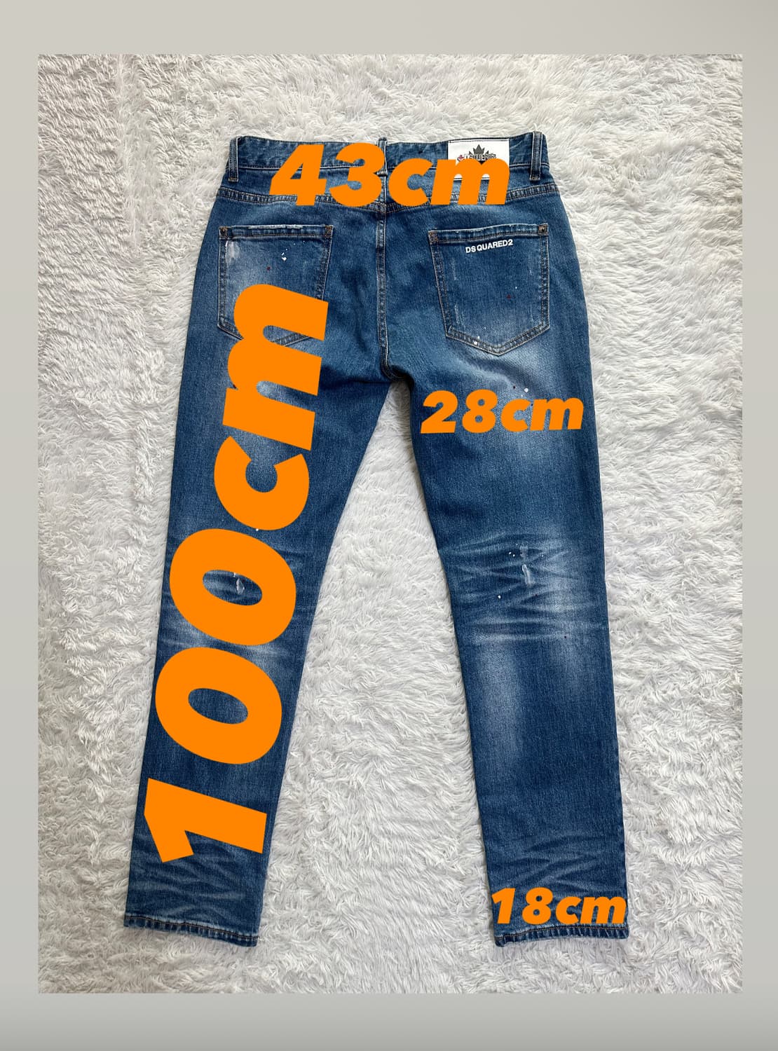 디스퀘어드2 데미지 청바지 32사이즈 상품이미지2