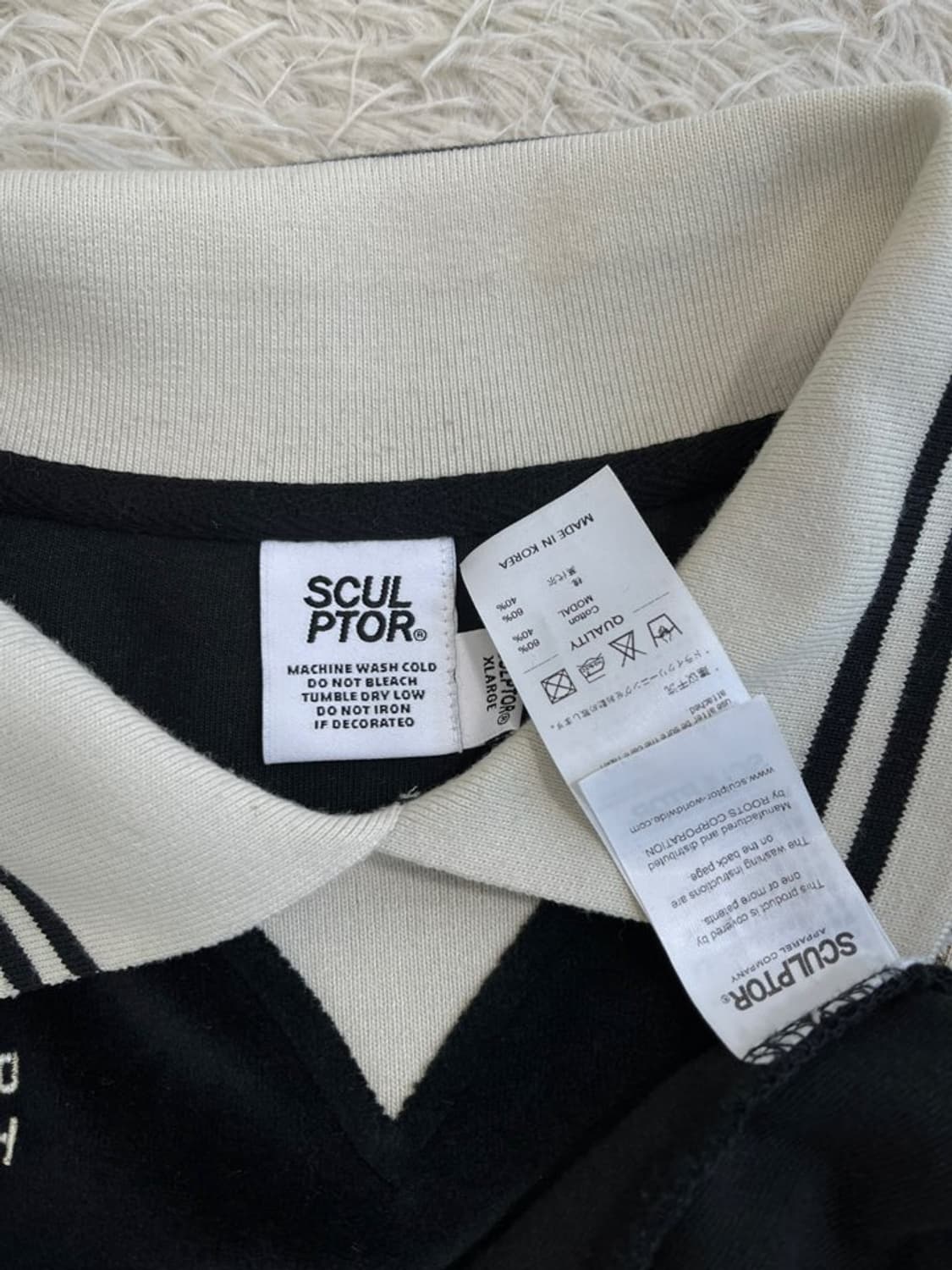 스컬프터 벨루어 맨투맨/#3137 상품이미지4