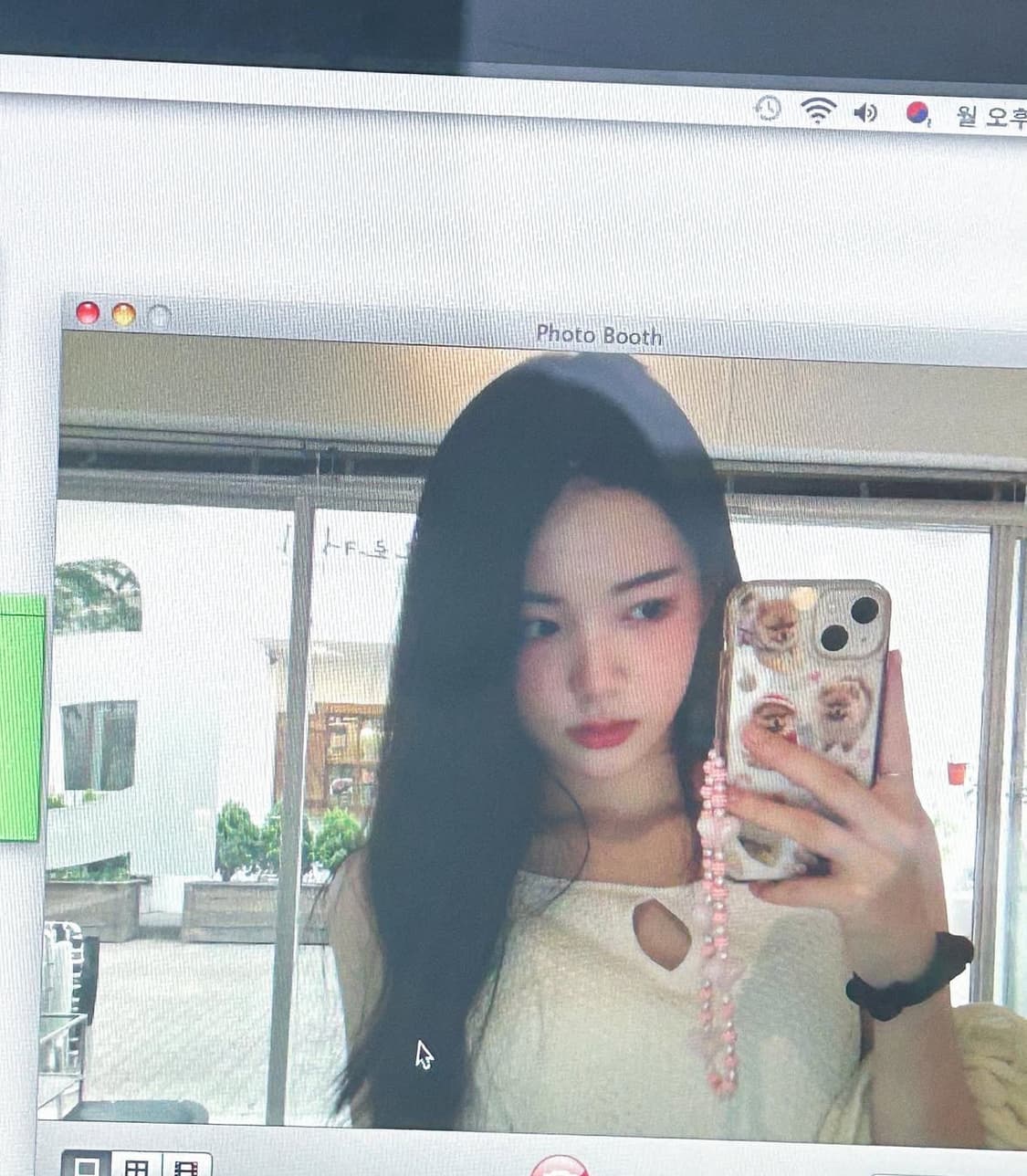 택o새제품) 아이토브서울 레이스 플레어 원피스 아이보리 s 채수아착용 상품이미지3