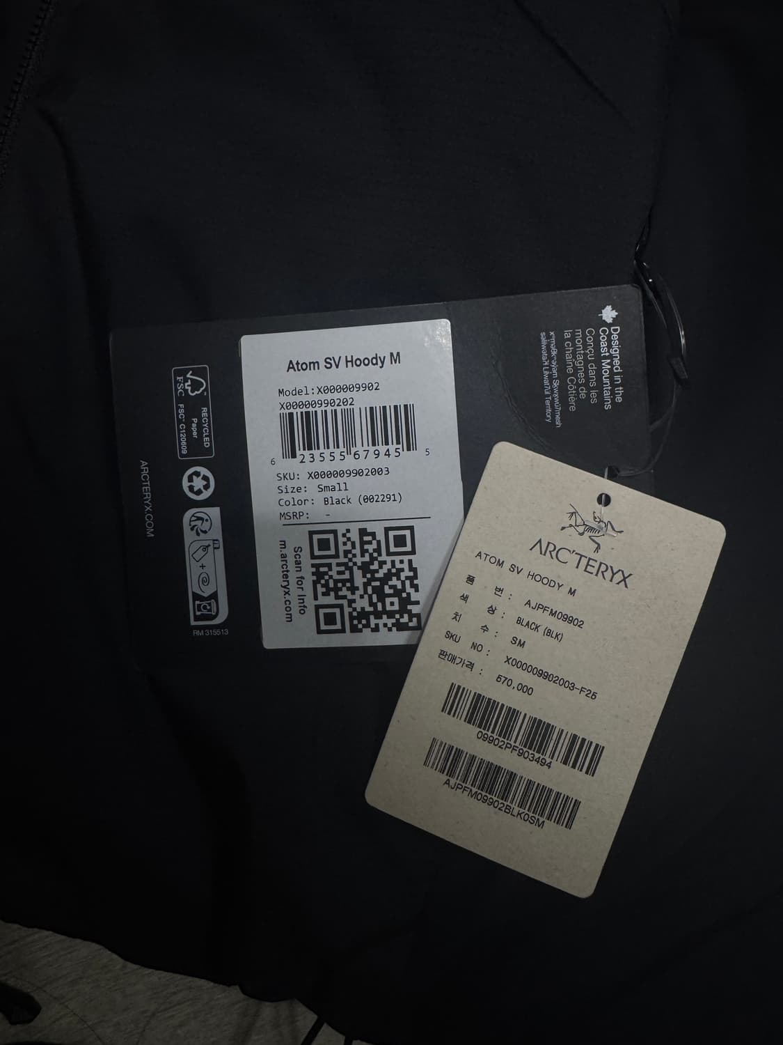 아크테릭스 아톰sv 후디 남성 상품이미지3