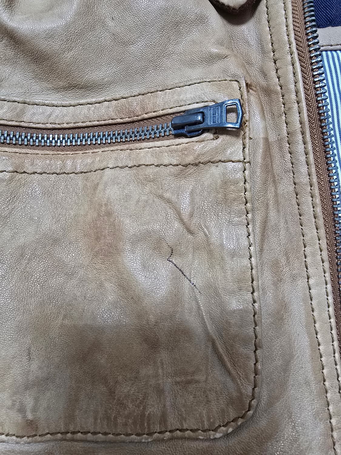 타미힐피거 가죽자켓 상품이미지6