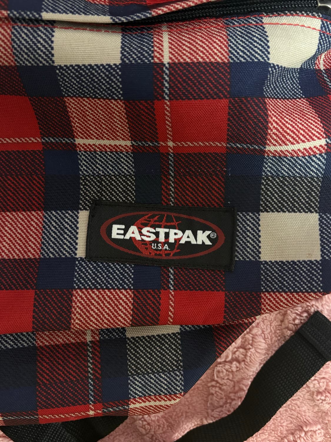 이스트팩 체크 백팩 가방 모리걸 y2k 상품이미지3