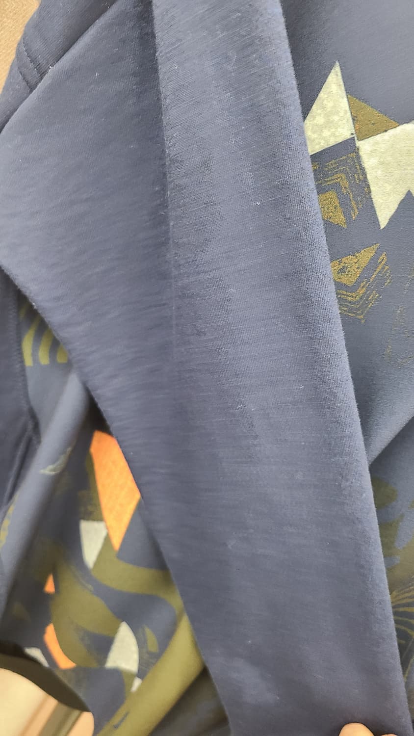 it michaa패턴 긴팔 티셔츠 네이비 상품이미지4