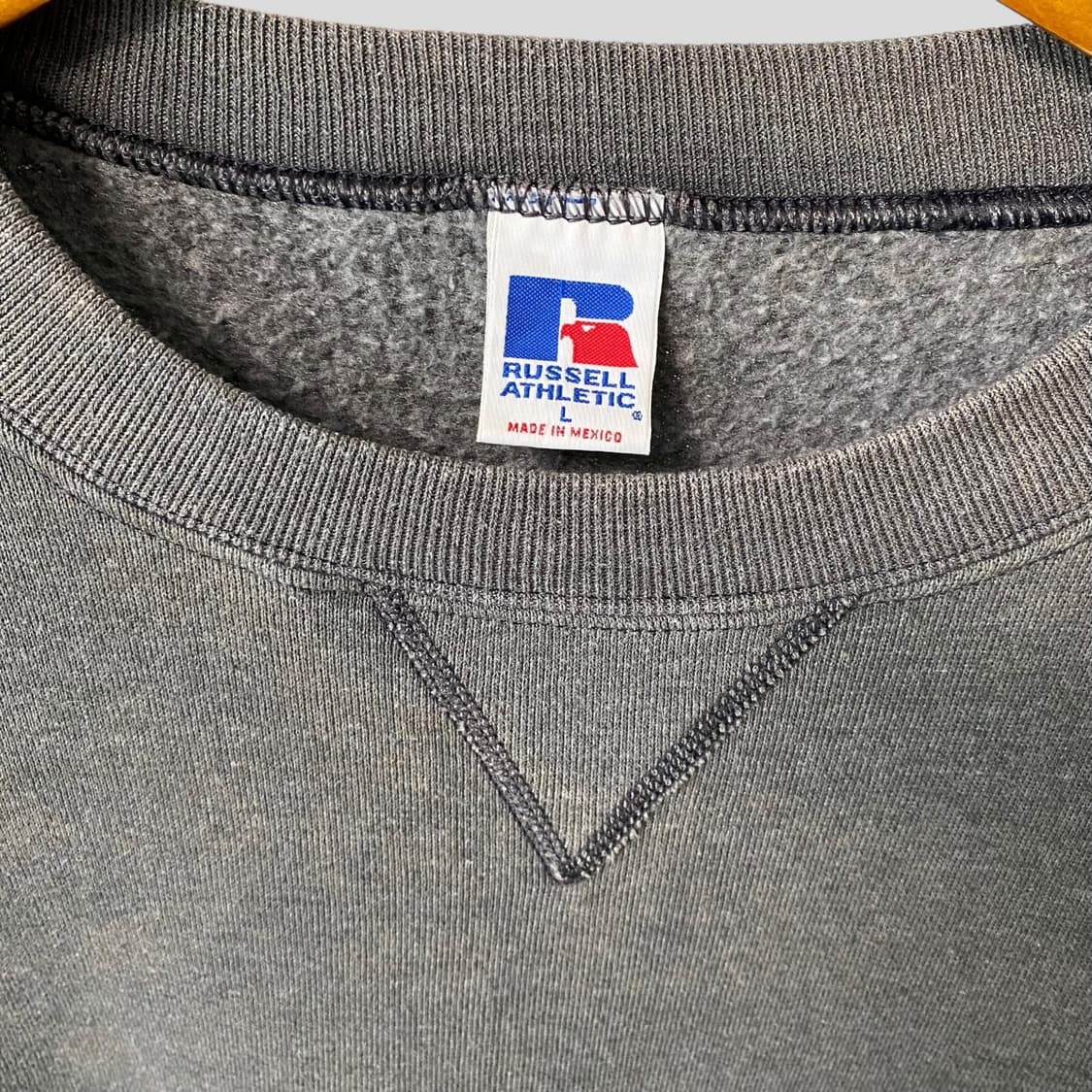 (L)빈티지 러셀 블랭크 스웨트셔츠 맨투맨 상품이미지3