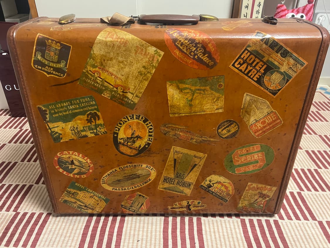 빈티지트렁크 캐리어 상품이미지1