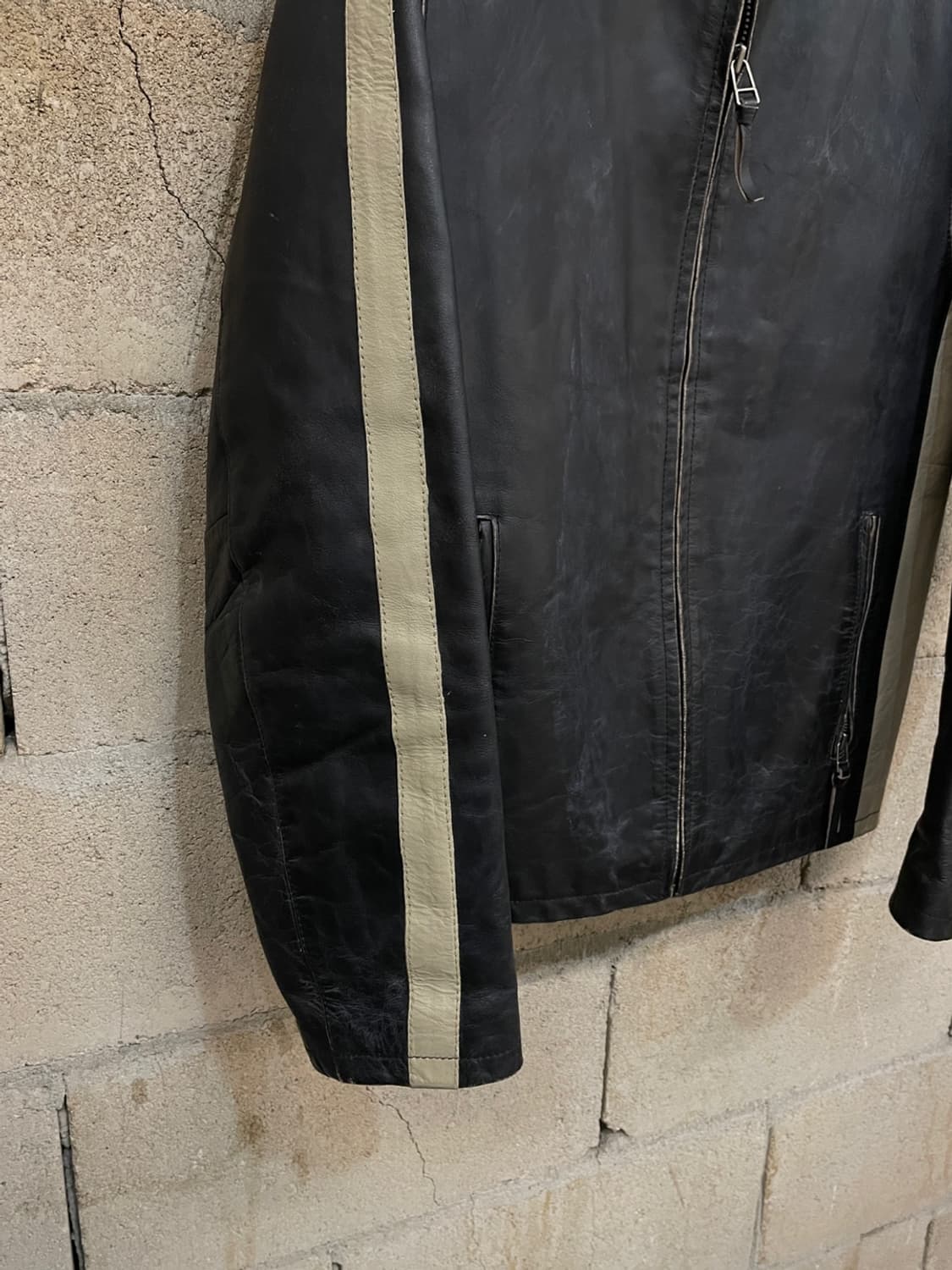 빈티지 게스 싱글 라이더 자켓 상품이미지4