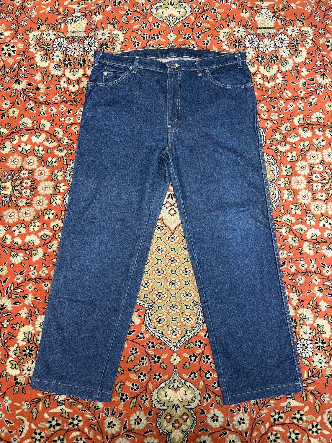 [40] 리바이스 빅사이즈 오렌지탭 515 진청 데님 팬츠 상품이미지1