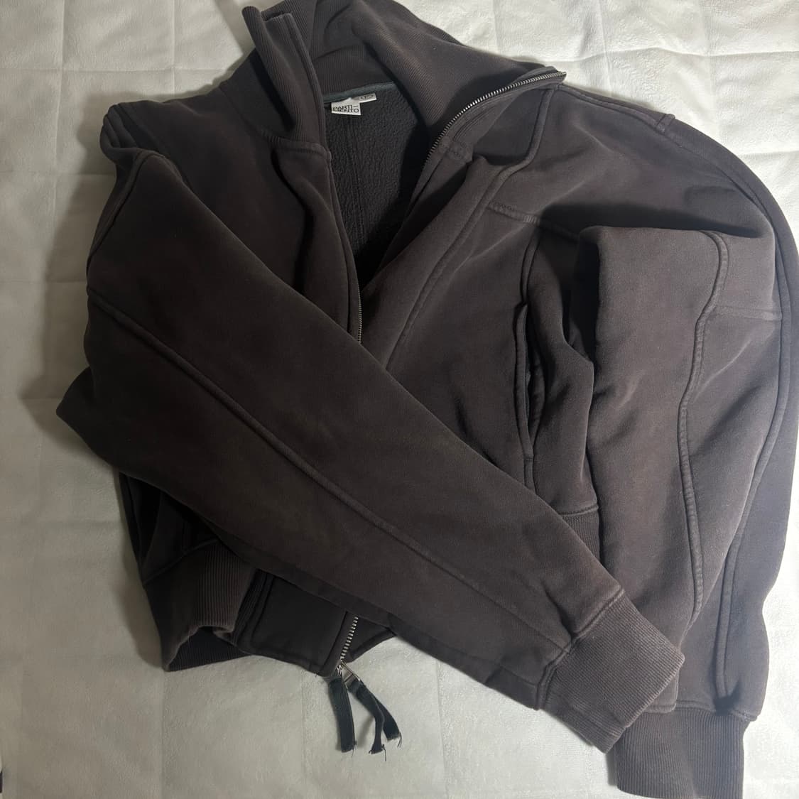 파르티멘토 우먼 라인 저지 트랙 탑 차콜 그레이  상품이미지4