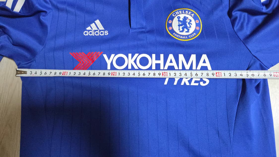 (착샷) 아디다스 첼시 유니폼 긴팔 져지 15 16 시즌 레트로 상품이미지2