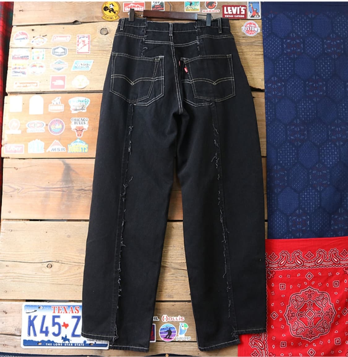 일본판 OLD PARK 올드 파크 리바이스 와이드 핏 커스텀 데님

 상품이미지5