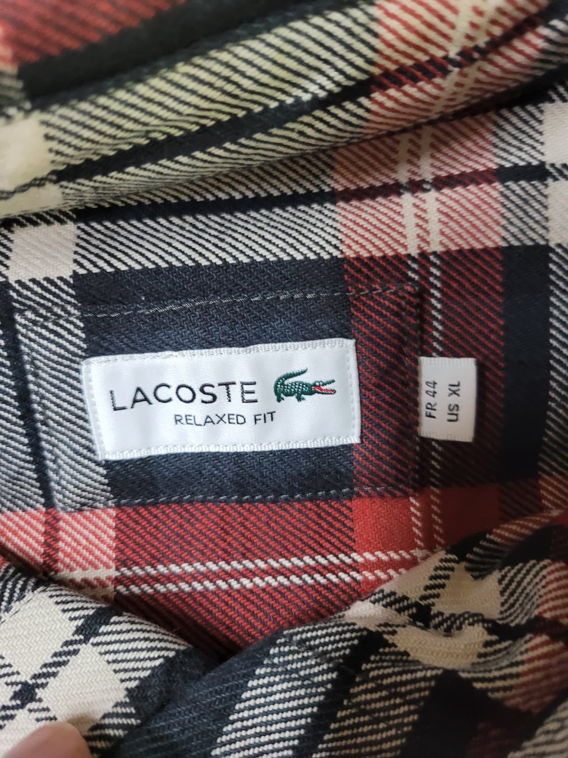 라코스테 플란넬 워크 셔츠 상품이미지2