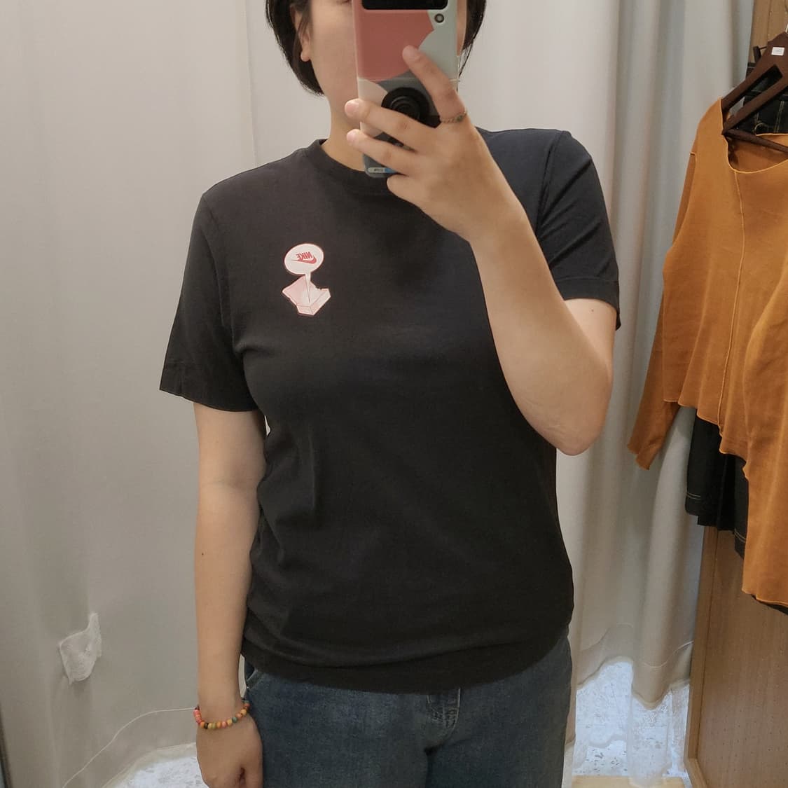 나이키 블랙 프린팅 반팔티셔츠 M사이즈 상품이미지6