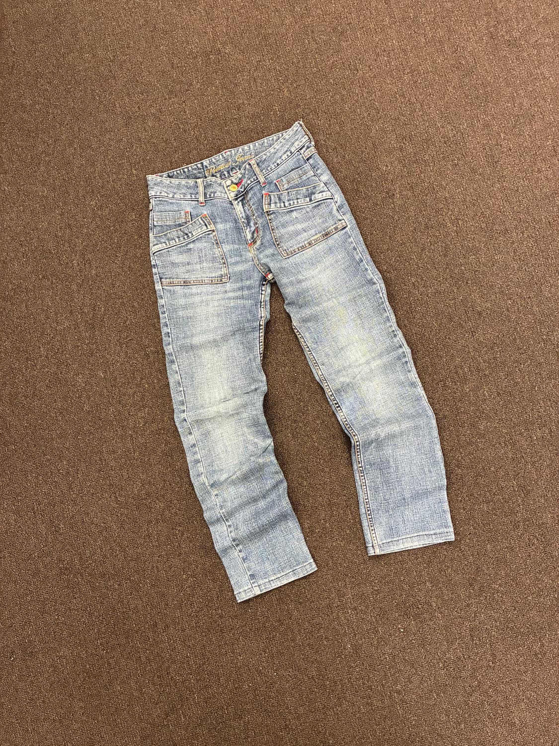 67)Precious Jeans 빈티지 여성 포켓 자수 데님팬츠 상품이미지3