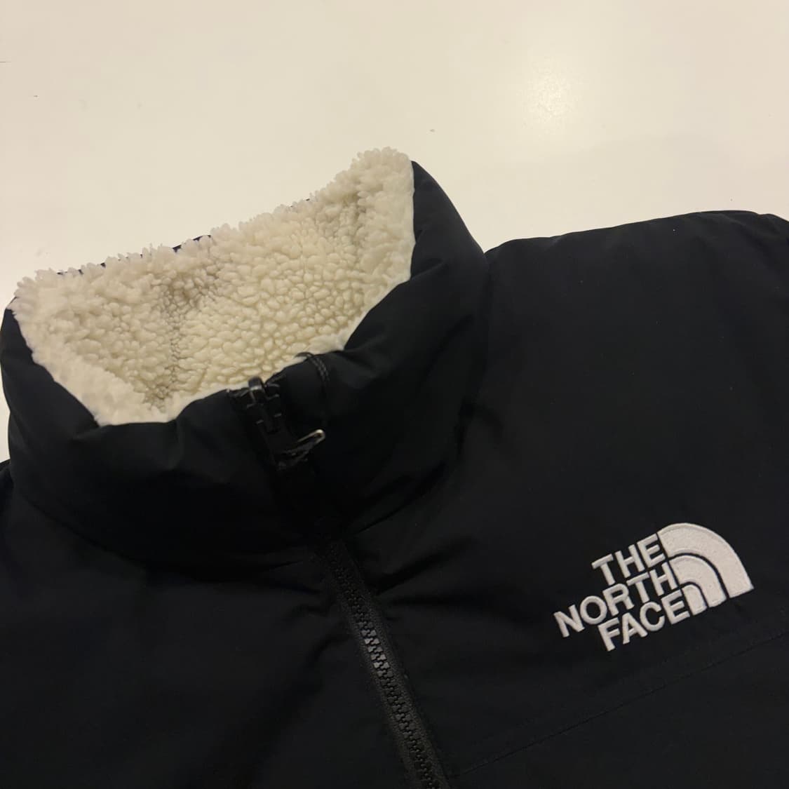 [S] 노스페이스 비베러 리버시블 뽀글이 플리스 집업 패딩 C148 상품이미지5
