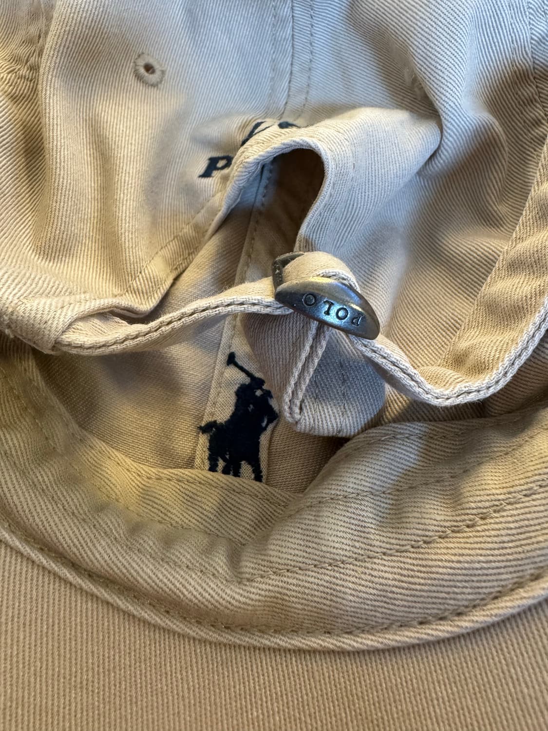 [OS]폴로 랄프로렌 코튼 볼캡 베이지 모자 상품이미지3