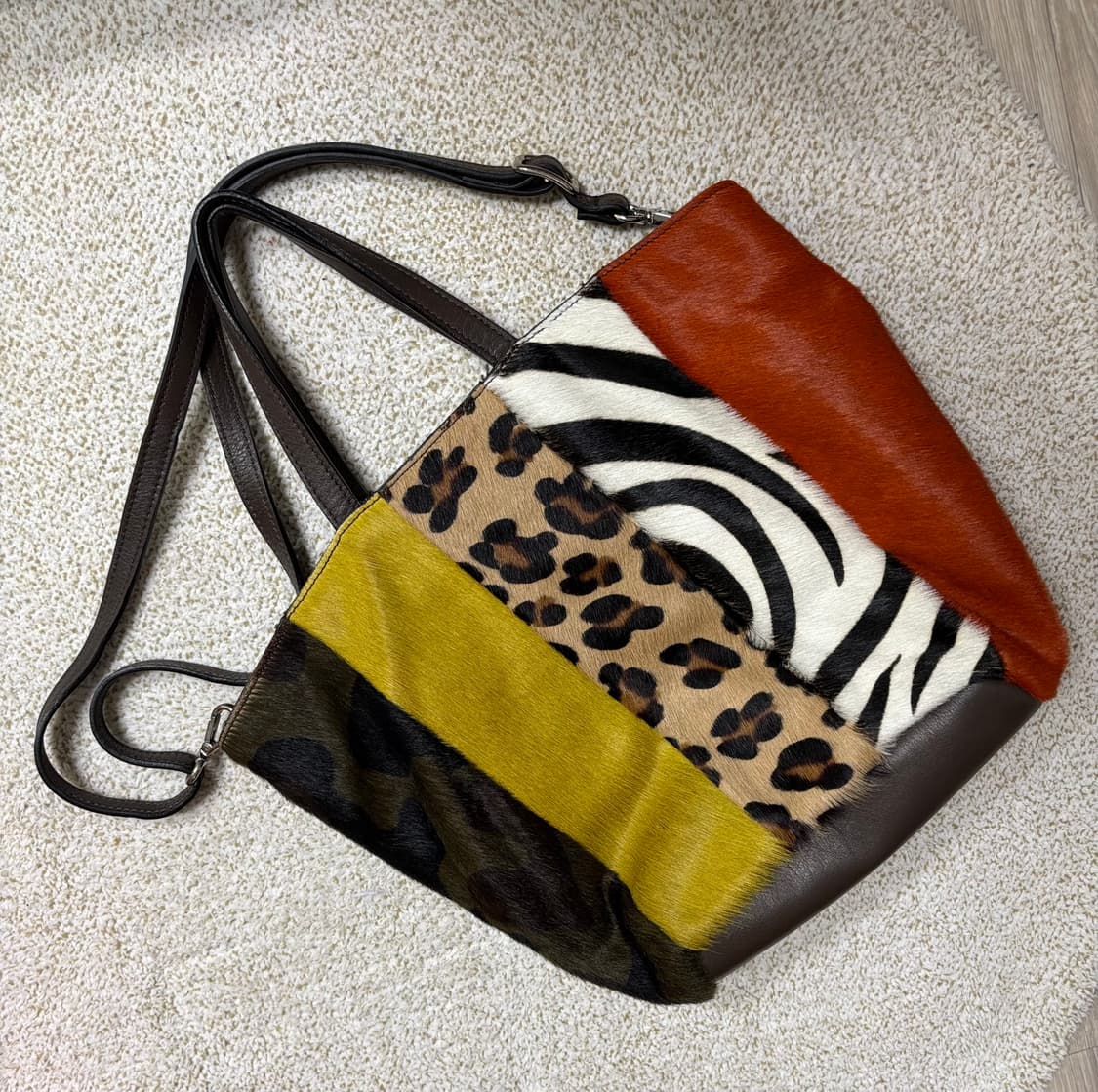 Crazy Pattern Leather Bag 상품이미지1