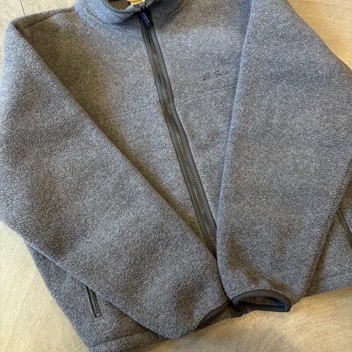 90s L.L.bean 90년대 미국 생산 엘엘빈 그레이 신칠라 플리스  상품이미지7