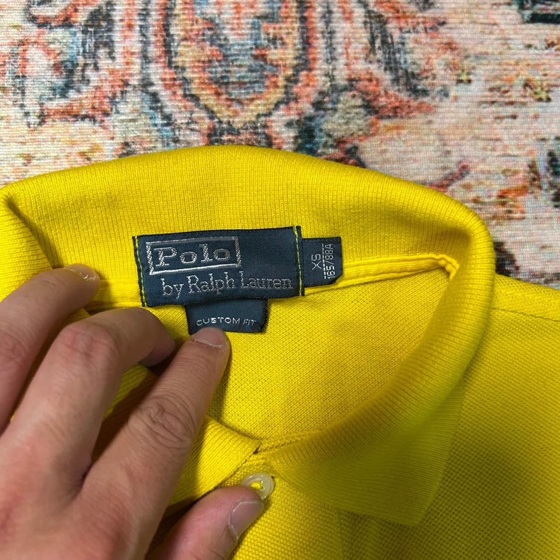 [XS] 폴로 랄프로렌 빅포니 아르헨티나 로고 카라 반팔 상품이미지3