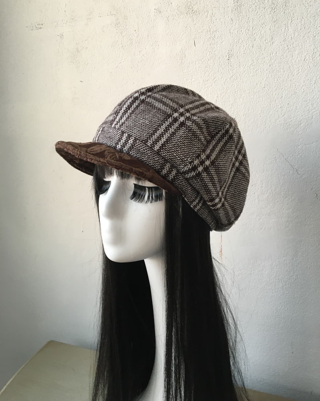  check pattern cap 상품이미지1